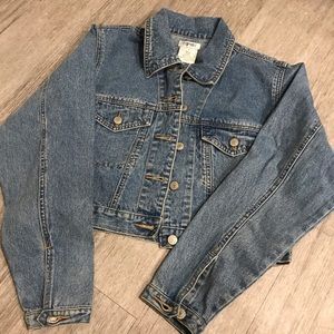 Esprit 90s denim crop jean jacket